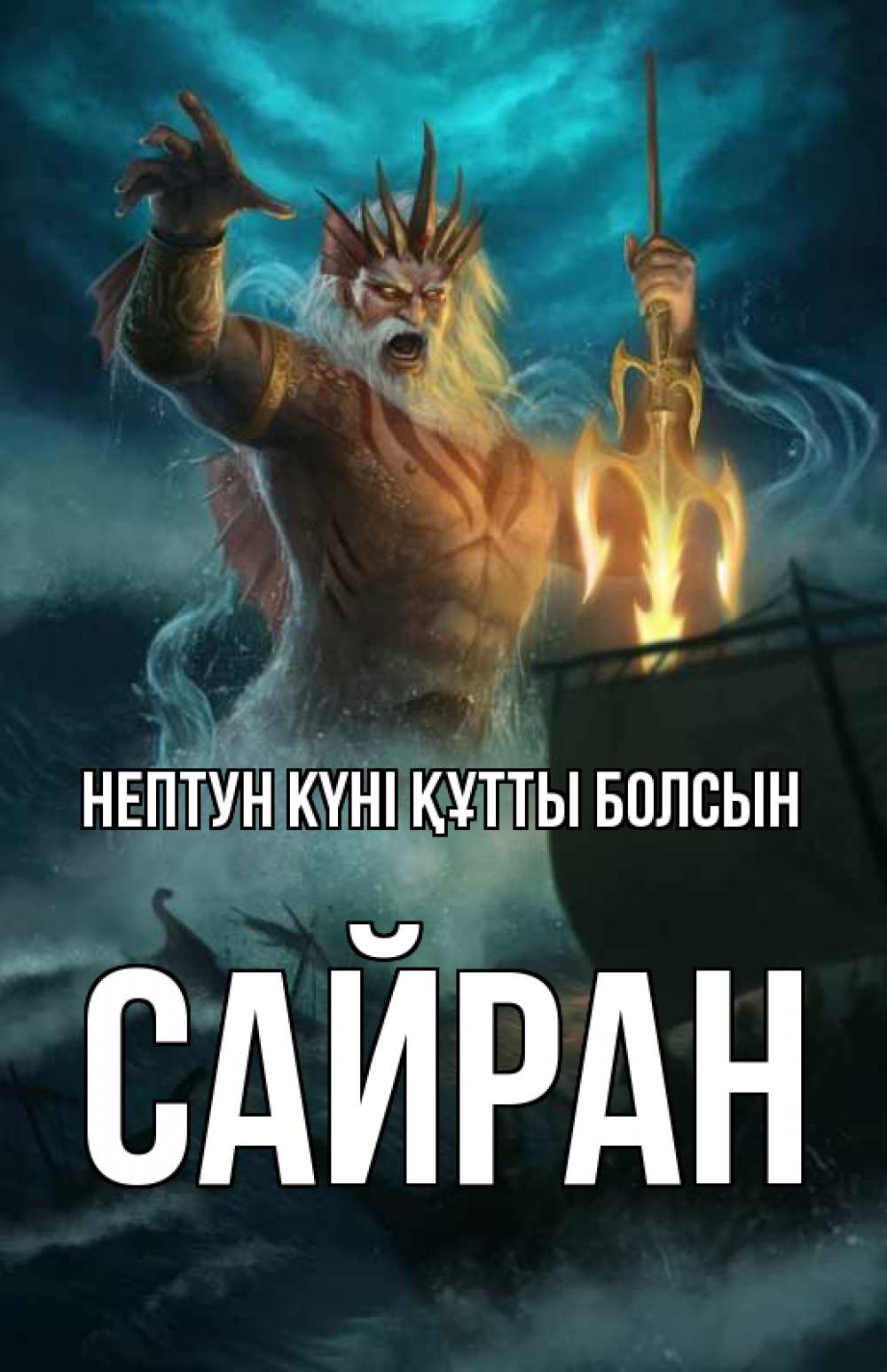 Күн сайын ашық хат с именем, САЙРАН нептун күні құтты болсын с днем Нептуна Онлайн тегін жүктеп алу тілектері бар керемет карта 