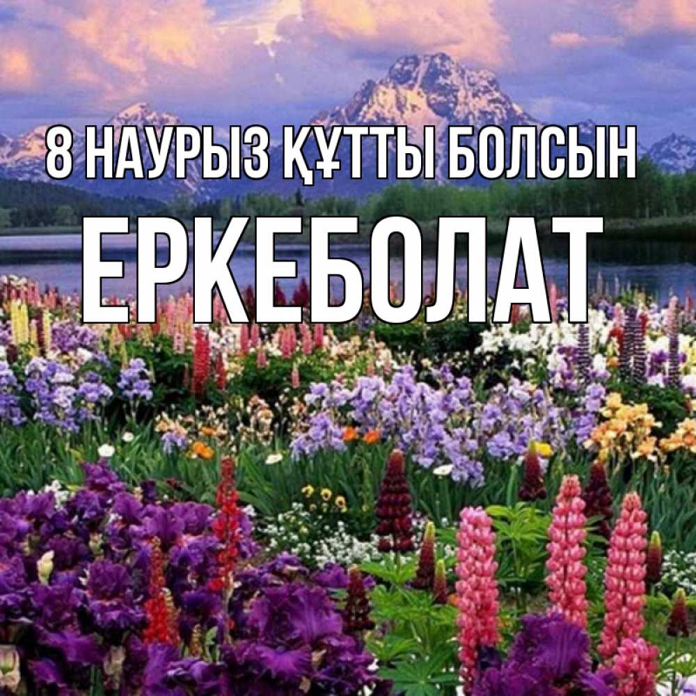Күн сайын ашық хат с именем, Еркеболат 8 наурыз құтты болсын международный женский день Онлайн тегін жүктеп алу тілектері бар керемет карта 