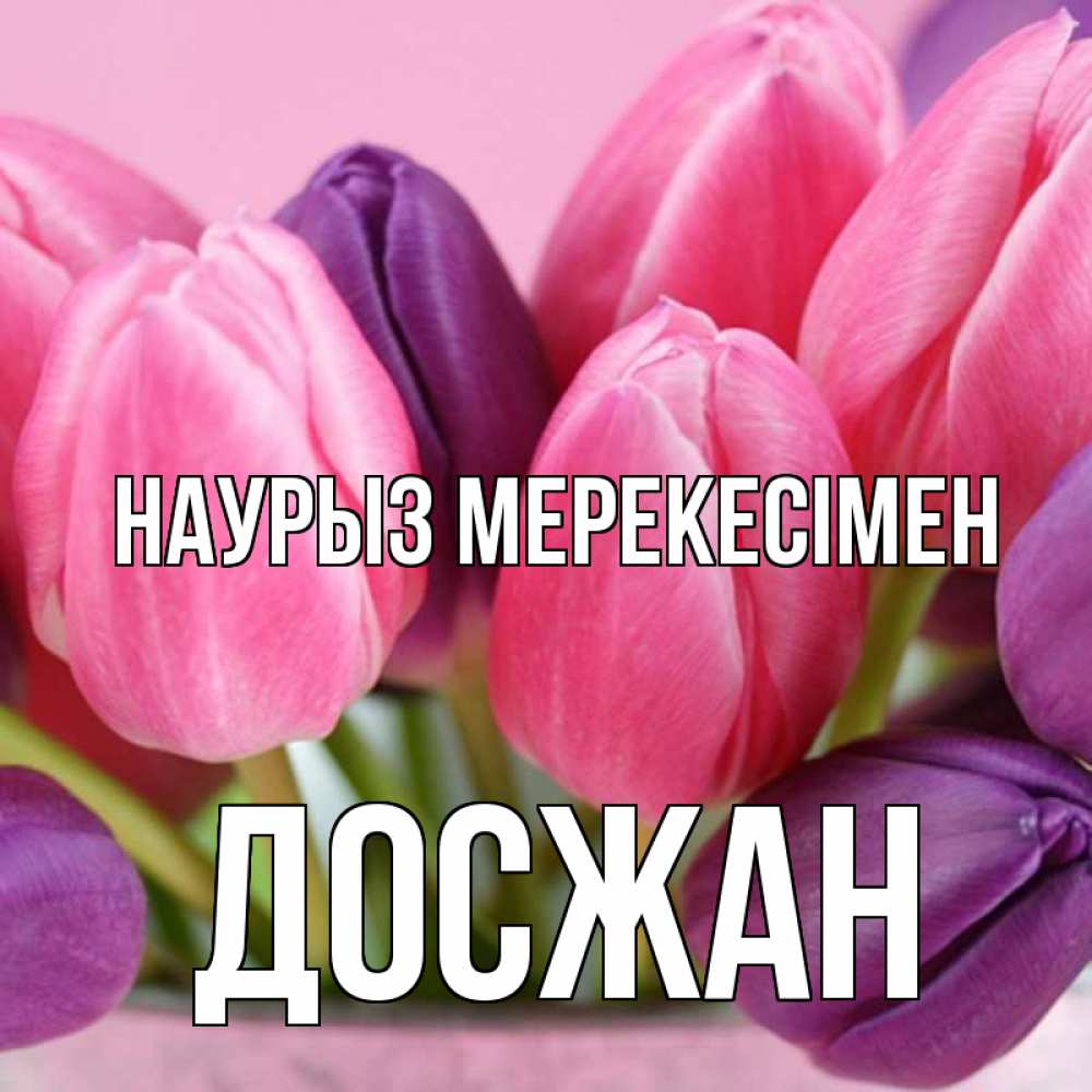 Күн сайын ашық хат с именем, Досжан Наурыз мерекесімен маме 1 Онлайн тегін жүктеп алу тілектері бар керемет карта 