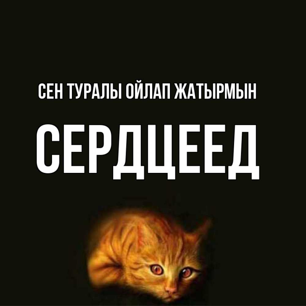 Күн сайын ашық хат с именем, Сердцеед Сен туралы ойлап жатырмын рыжий Онлайн тегін жүктеп алу тілектері бар керемет карта 