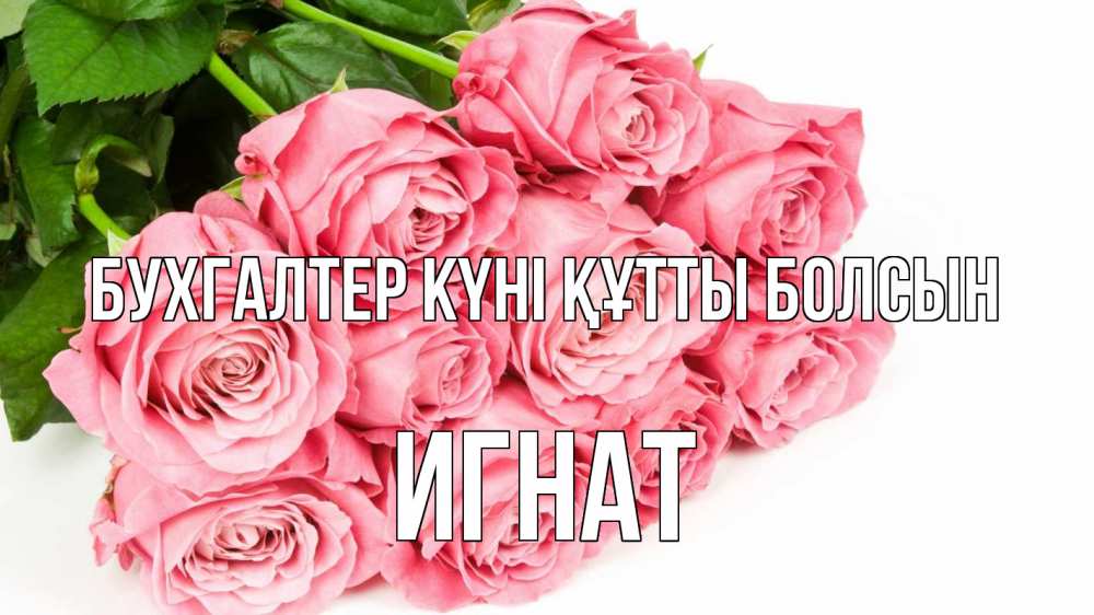 Күн сайын ашық хат с именем, Игнат бухгалтер күні құтты болсын с днем бухгалтера 2 Онлайн тегін жүктеп алу тілектері бар керемет карта 