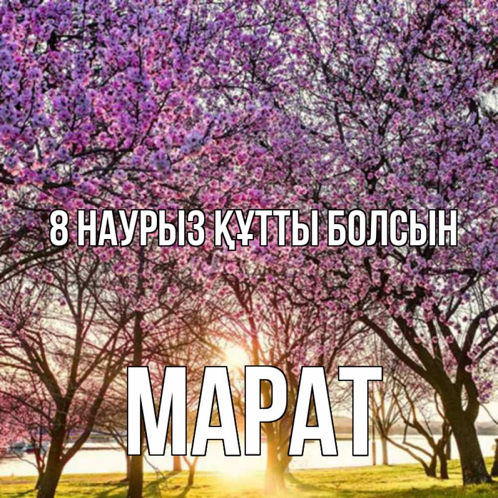 Күн сайын ашық хат с именем, МАРАТ 8 наурыз құтты болсын международный женский день Онлайн тегін жүктеп алу тілектері бар керемет карта 
