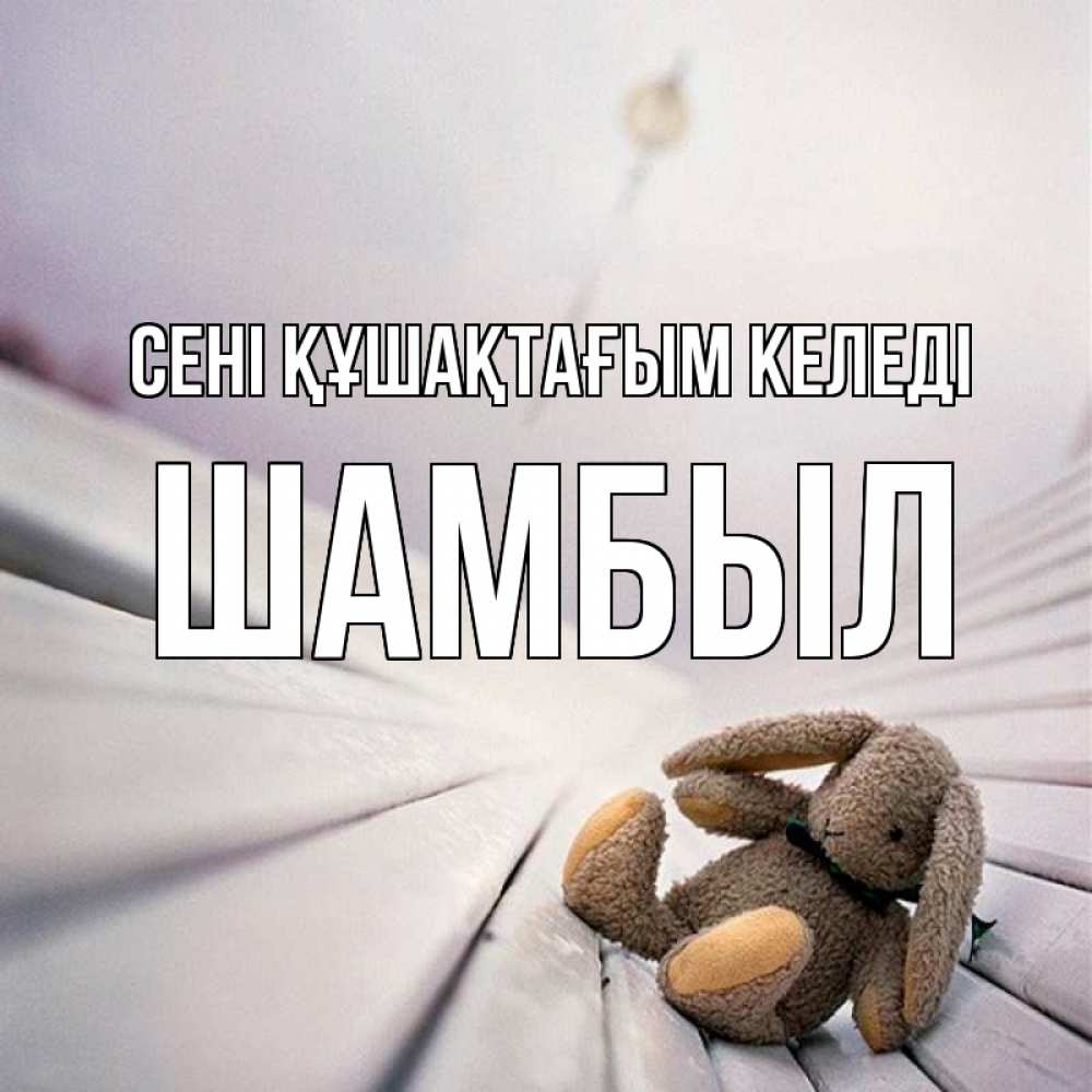 Күн сайын ашық хат с именем, ШАМБЫЛ сені құшақтағым келеді сидит на лавочке Онлайн тегін жүктеп алу тілектері бар керемет карта 