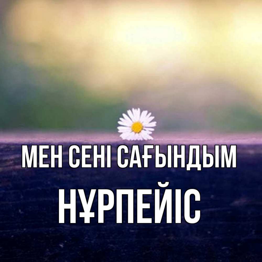 Күн сайын ашық хат с именем, НҰРПЕЙІС Мен сені сағындым приходи в гости Онлайн тегін жүктеп алу тілектері бар керемет карта 