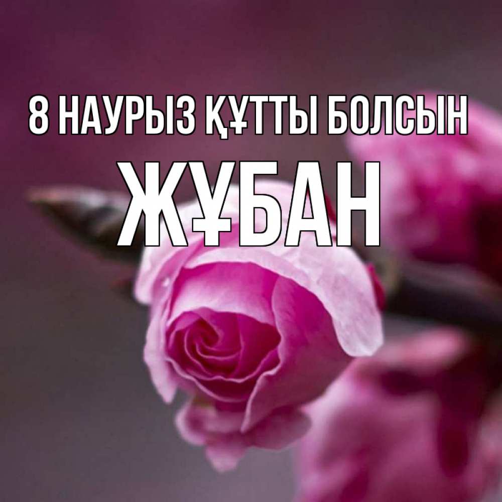Күн сайын ашық хат с именем, Жұбан 8 наурыз құтты болсын весна Онлайн тегін жүктеп алу тілектері бар керемет карта 