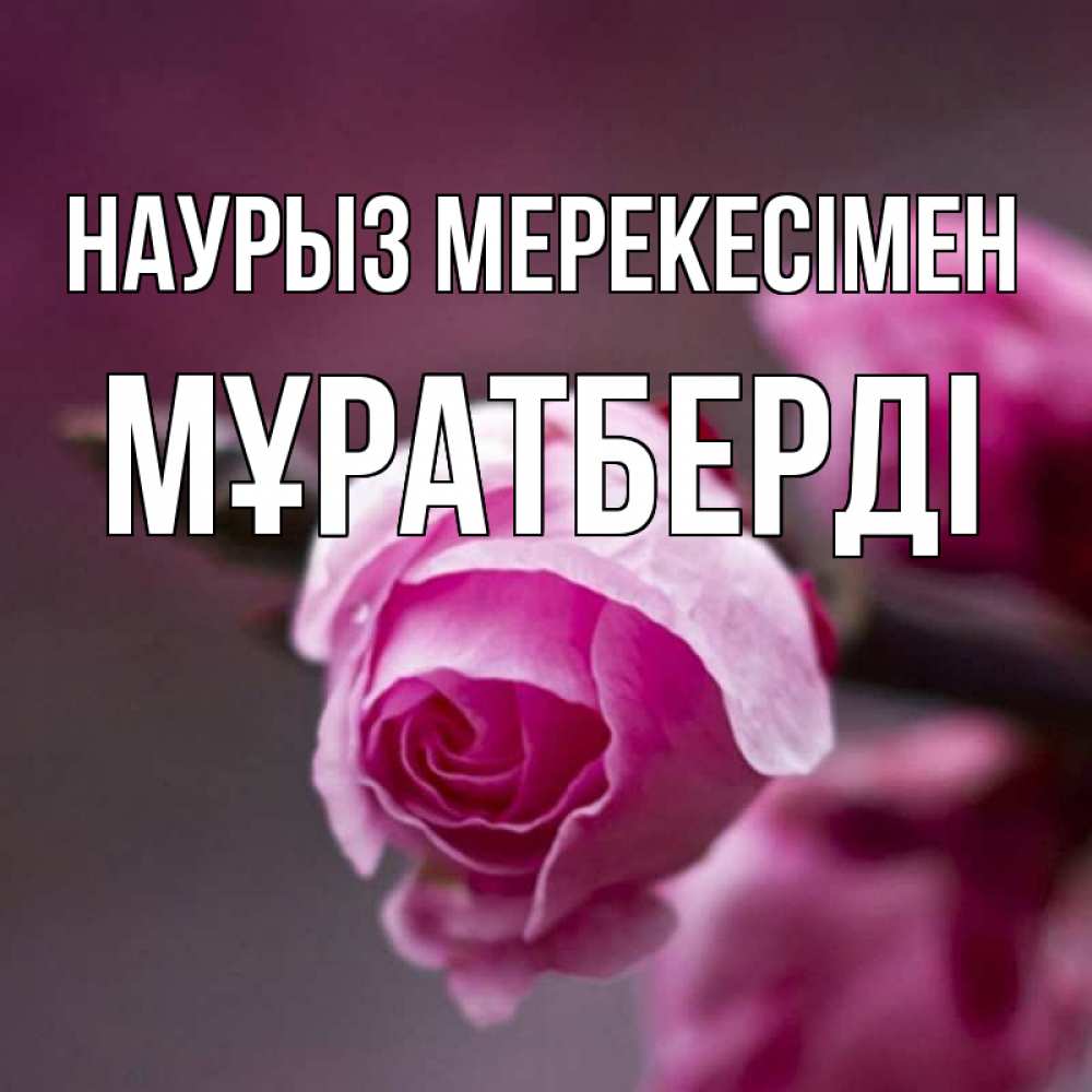 Күн сайын ашық хат с именем, Мұратберді Наурыз мерекесімен весна Онлайн тегін жүктеп алу тілектері бар керемет карта 