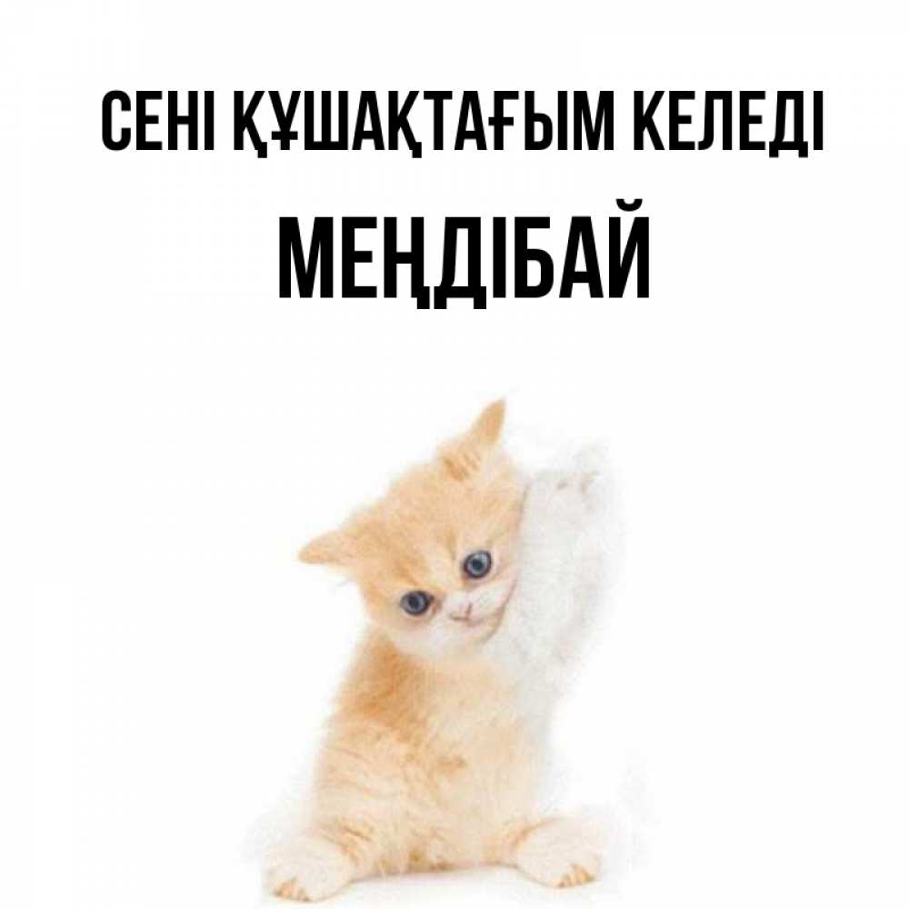 Күн сайын ашық хат с именем, МЕҢДІБАЙ сені құшақтағым келеді я хочу очень скорее обнимаешек Онлайн тегін жүктеп алу тілектері бар керемет карта 