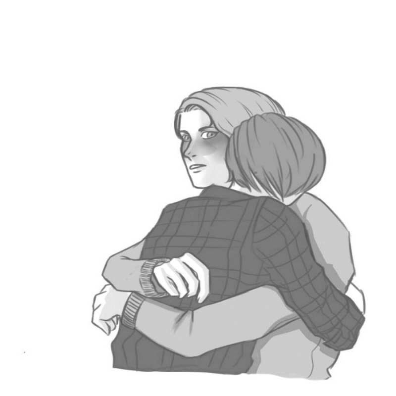 Открытка обнимаются  карандашом рисунок  сені құшақтағым келеді 