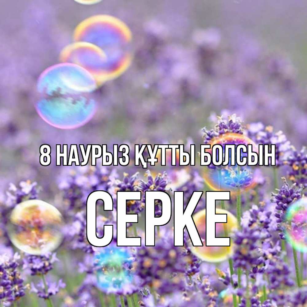 Күн сайын ашық хат с именем, СЕРКЕ 8 наурыз құтты болсын цветы Онлайн тегін жүктеп алу тілектері бар керемет карта 