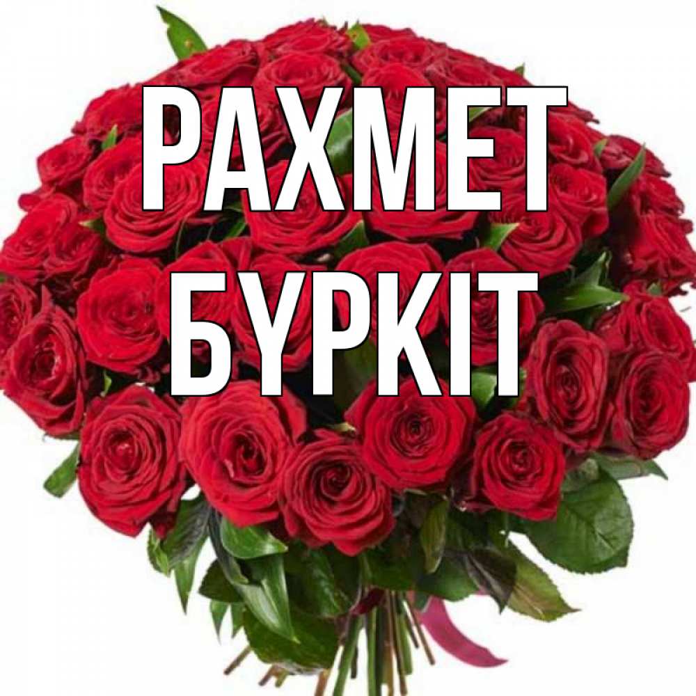 Күн сайын ашық хат с именем, Бүркіт рахмет букет красных роз Онлайн тегін жүктеп алу тілектері бар керемет карта 