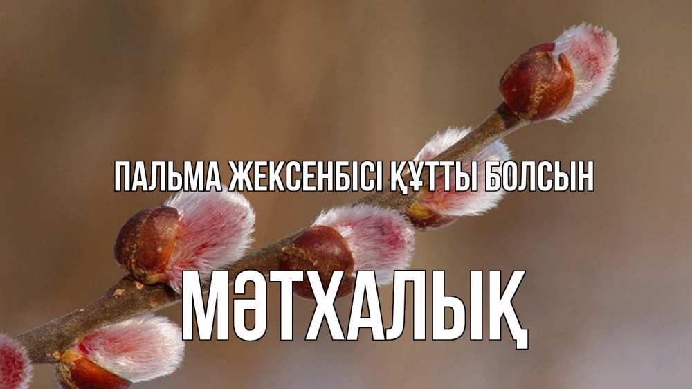 Күн сайын ашық хат с именем, МӘТХАЛЫҚ Пальма жексенбісі құтты болсын верба Онлайн тегін жүктеп алу тілектері бар керемет карта 