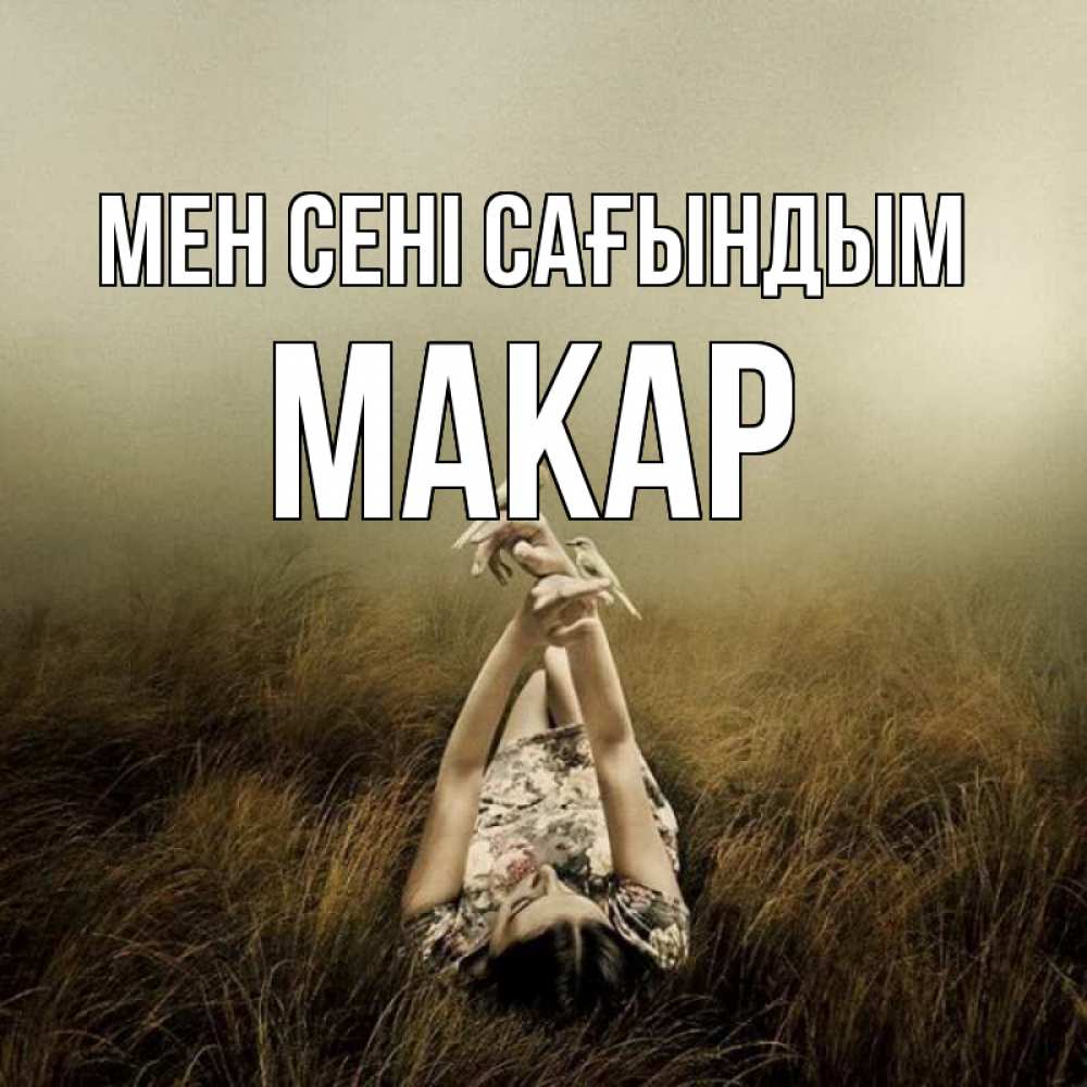 Күн сайын ашық хат с именем, Макар Мен сені сағындым девушка с голубями Онлайн тегін жүктеп алу тілектері бар керемет карта 