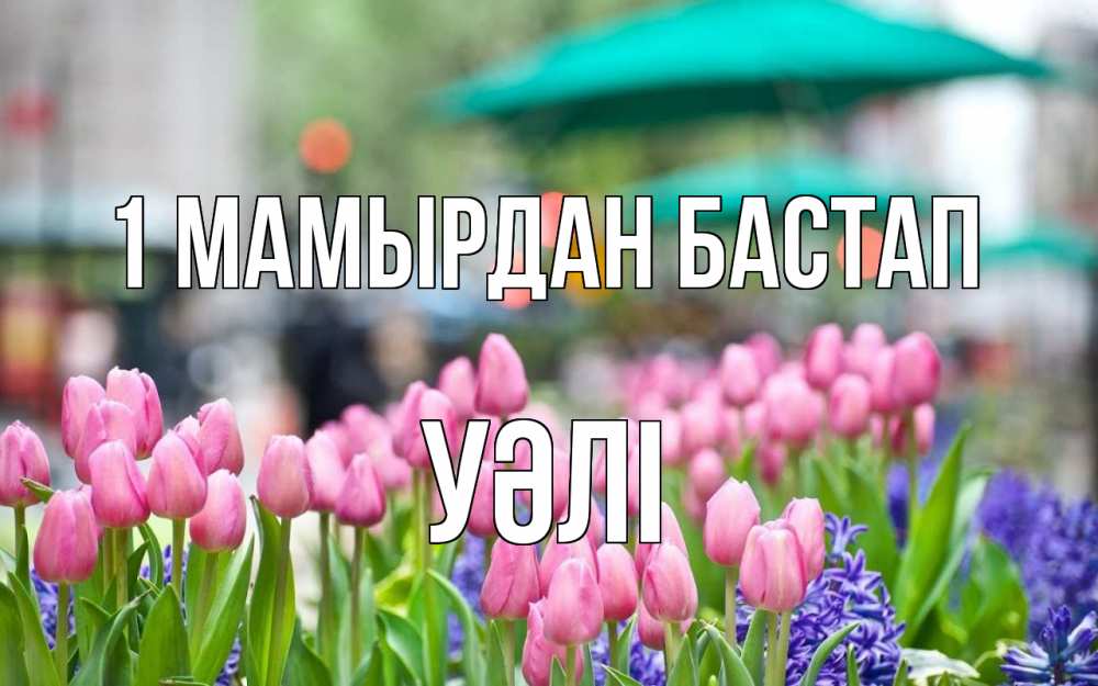 Күн сайын ашық хат с именем, УӘЛІ 1 мамырдан бастап С 1 мая Онлайн тегін жүктеп алу тілектері бар керемет карта 