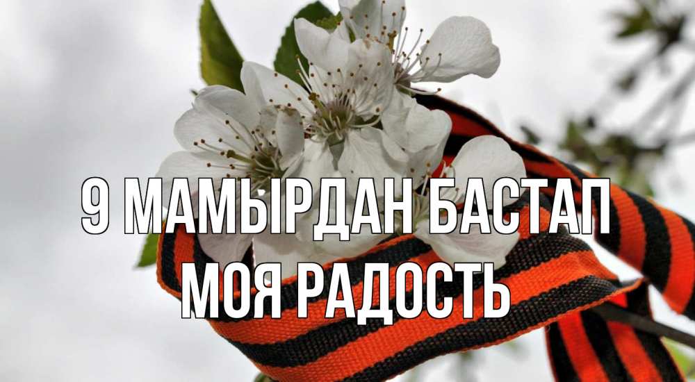 Күн сайын ашық хат с именем, Моя-радость 9 мамырдан бастап 9 мая Онлайн тегін жүктеп алу тілектері бар керемет карта 