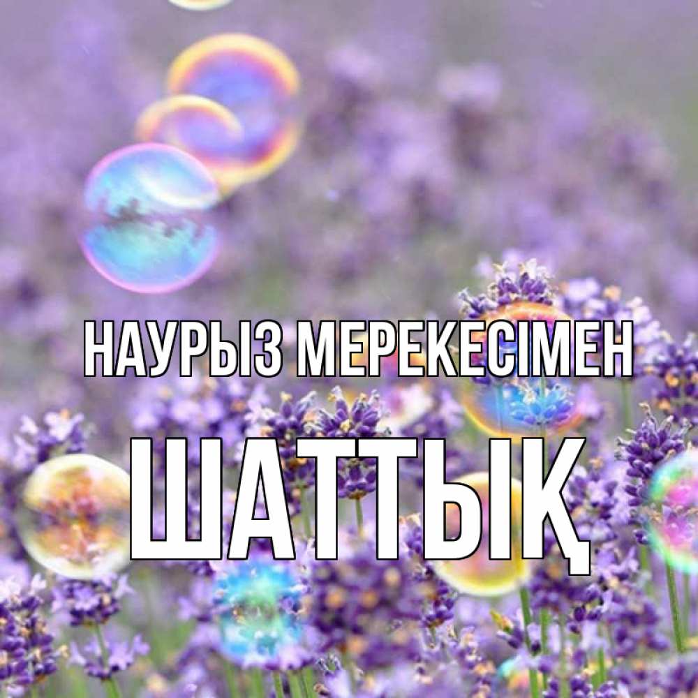 Күн сайын ашық хат с именем, ШАТТЫҚ Наурыз мерекесімен цветы Онлайн тегін жүктеп алу тілектері бар керемет карта 