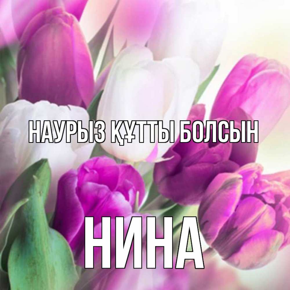 Күн сайын ашық хат с именем, Нина Наурыз құтты болсын весна 1 Онлайн тегін жүктеп алу тілектері бар керемет карта 