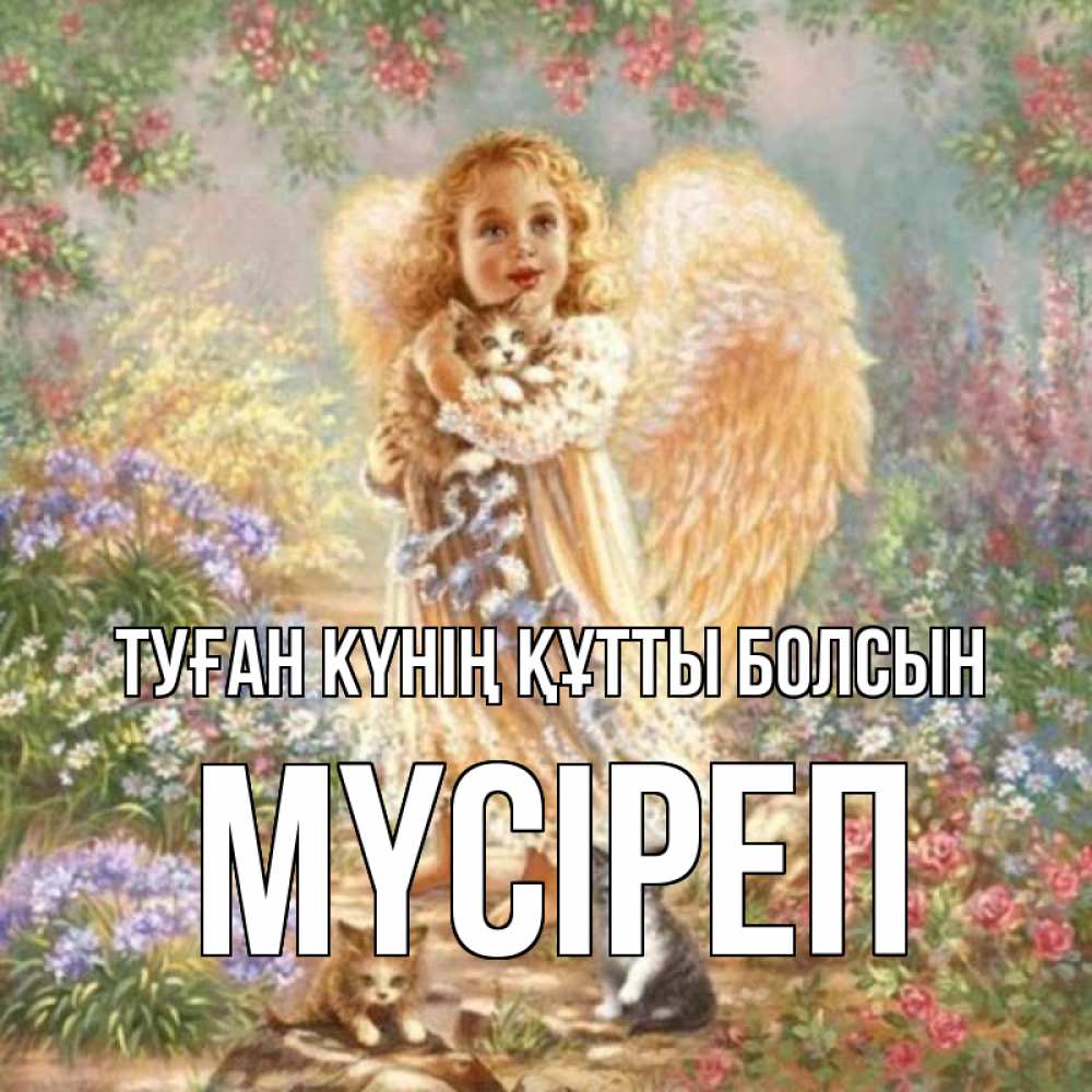 Күн сайын ашық хат с именем, МҮСІРЕП Туған күнің құтты болсын держит котенка Онлайн тегін жүктеп алу тілектері бар керемет карта 
