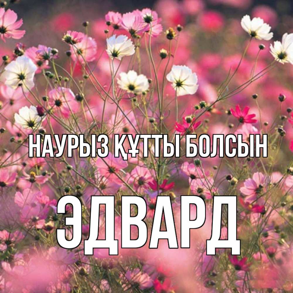 Күн сайын ашық хат с именем, Эдвард Наурыз құтты болсын красиво 1 Онлайн тегін жүктеп алу тілектері бар керемет карта 