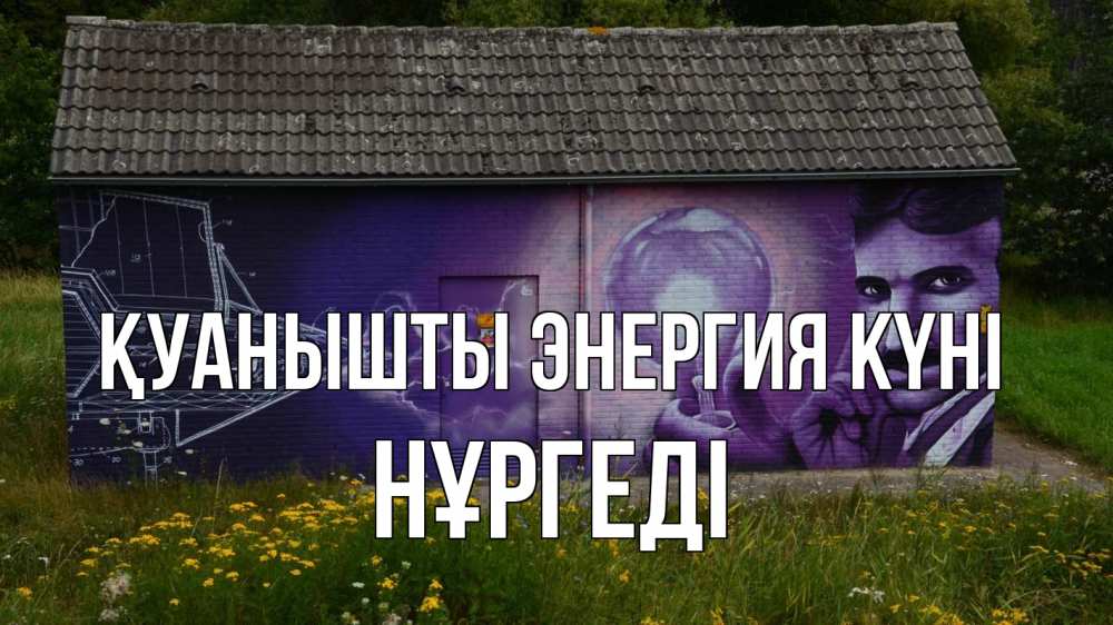 Күн сайын ашық хат с именем, НҰРГЕДІ Қуанышты энергия күні молнии, Тесла Онлайн тегін жүктеп алу тілектері бар керемет карта 