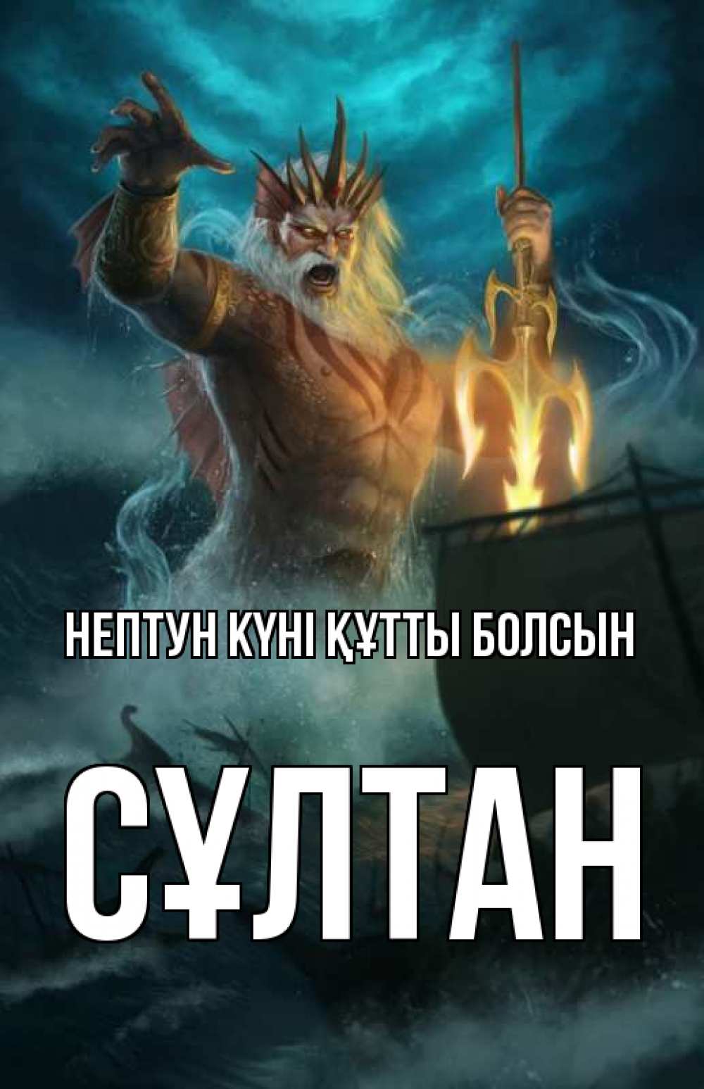 Күн сайын ашық хат с именем, СҰЛТАН нептун күні құтты болсын с днем Нептуна Онлайн тегін жүктеп алу тілектері бар керемет карта 