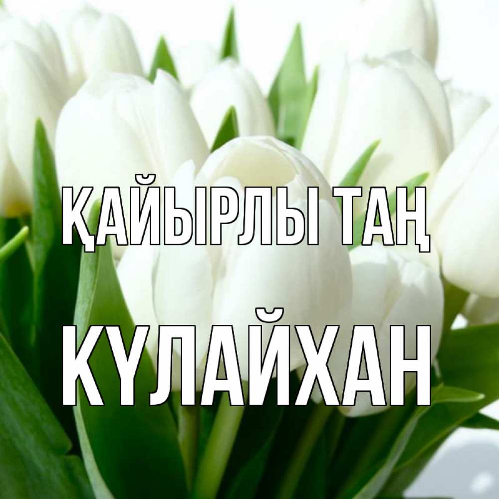 Күн сайын ашық хат с именем, КҮЛАЙХАН Қайырлы таң открытки на каждый день по именам Онлайн тегін жүктеп алу тілектері бар керемет карта 