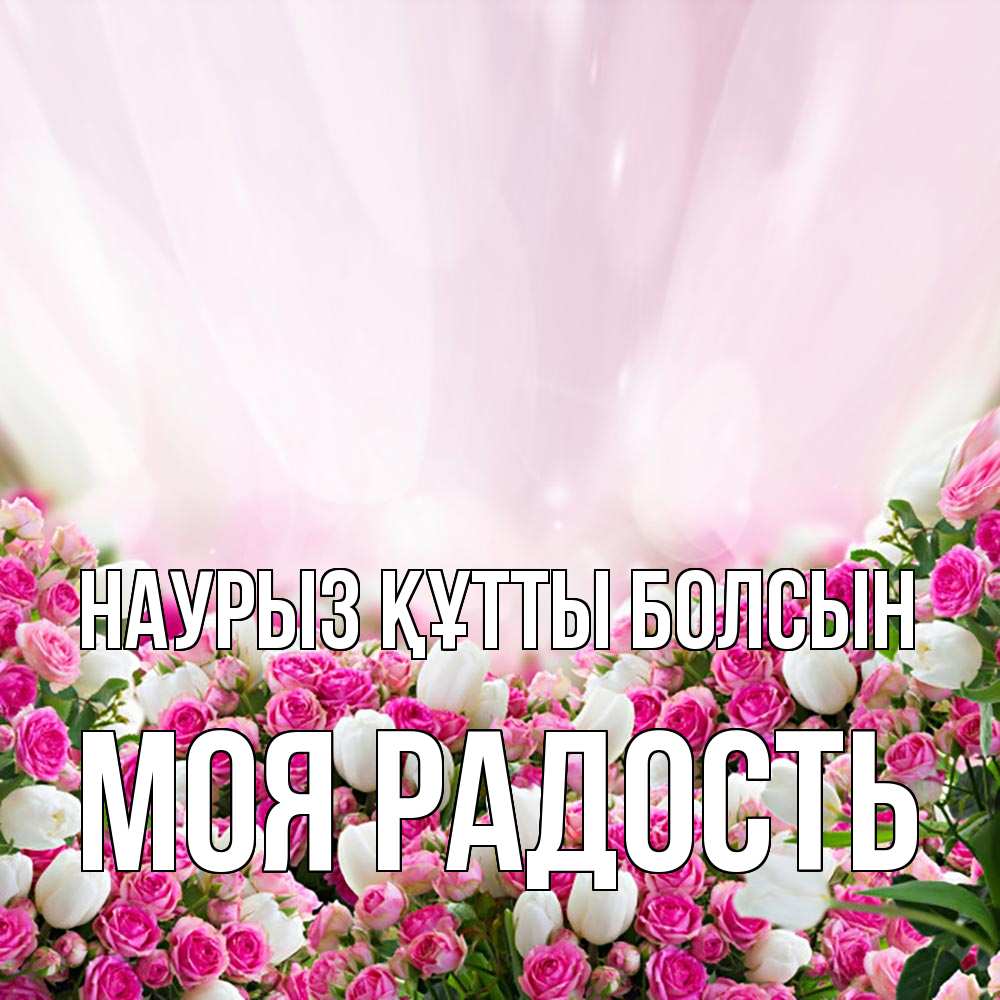 Күн сайын ашық хат с именем, Моя-радость Наурыз құтты болсын под снегом Онлайн тегін жүктеп алу тілектері бар керемет карта 