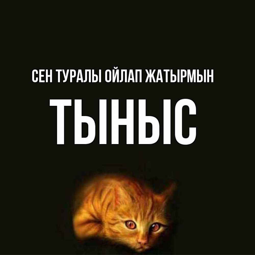 Күн сайын ашық хат с именем, ТЫНЫС Сен туралы ойлап жатырмын рыжий Онлайн тегін жүктеп алу тілектері бар керемет карта 