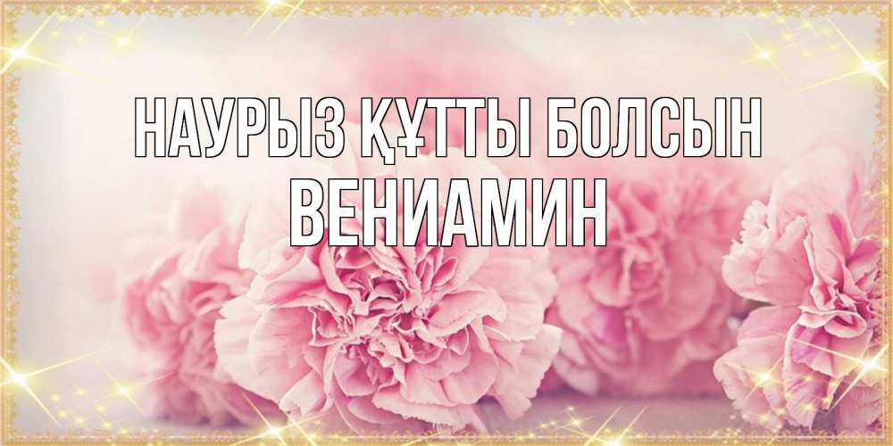 Күн сайын ашық хат с именем, Вениамин Наурыз құтты болсын розовые цветы на международный женский день Онлайн тегін жүктеп алу тілектері бар керемет карта 