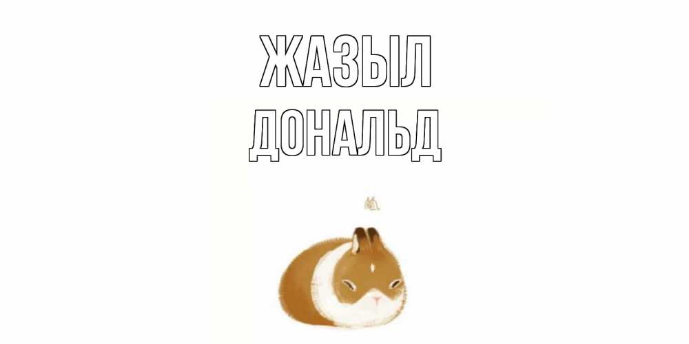 Күн сайын ашық хат с именем, Дональд Жазыл морская свинка на открытке с пожеланиями не болеть Онлайн тегін жүктеп алу тілектері бар керемет карта 