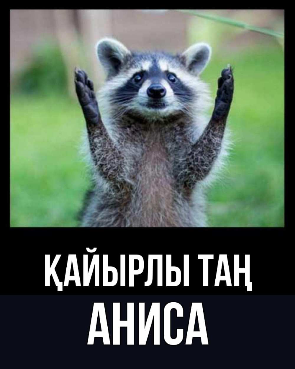 Күн сайын ашық хат с именем, АНИСА Қайырлы таң хорошее настроение утречком Онлайн тегін жүктеп алу тілектері бар керемет карта 