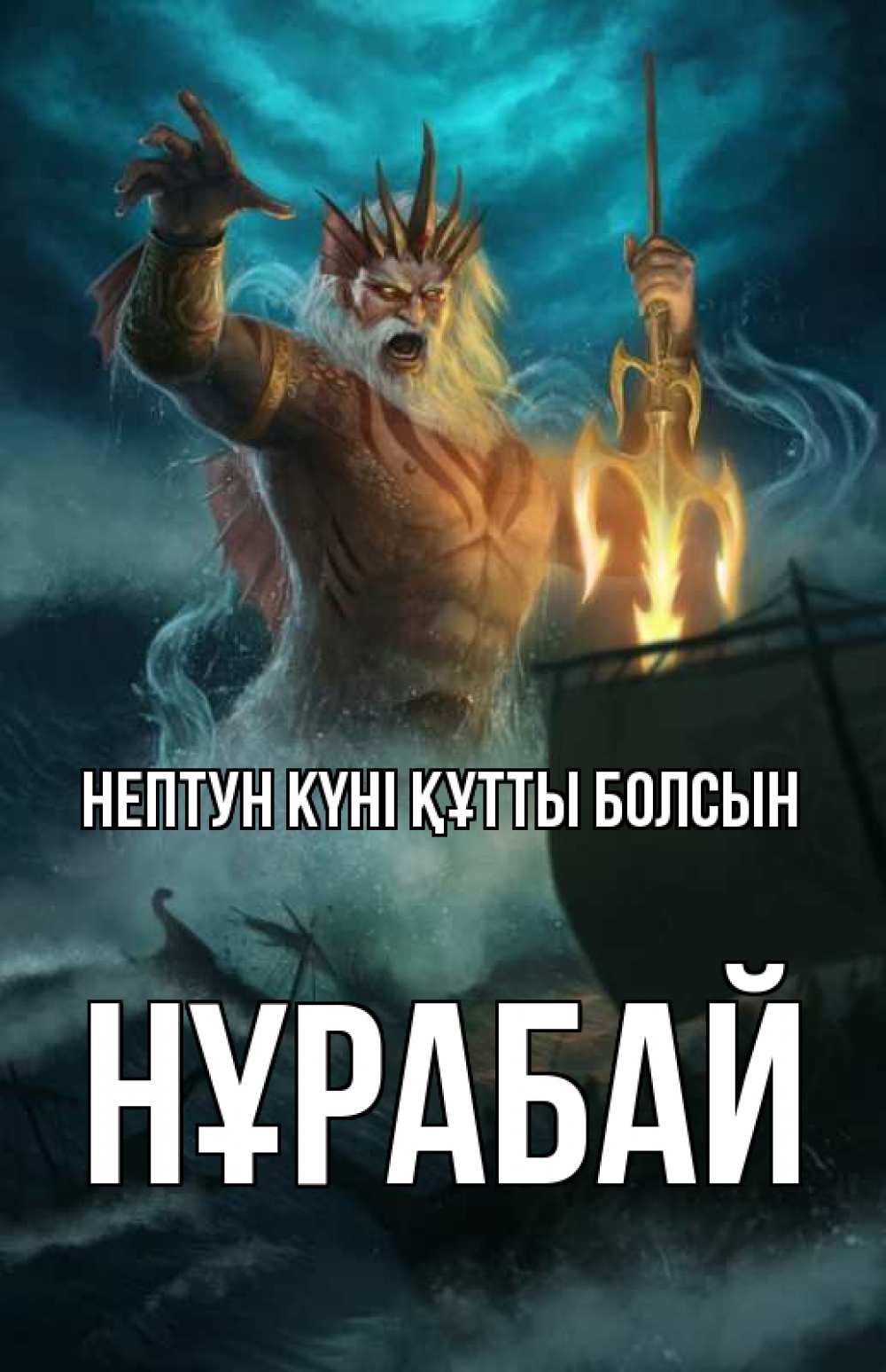Күн сайын ашық хат с именем, НҰРАБАЙ нептун күні құтты болсын с днем Нептуна Онлайн тегін жүктеп алу тілектері бар керемет карта 