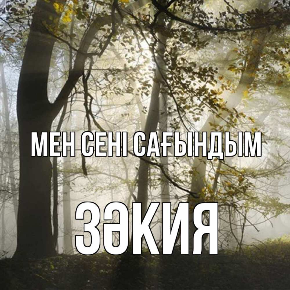 Күн сайын ашық хат с именем, ЗӘКИЯ Мен сені сағындым грустно Онлайн тегін жүктеп алу тілектері бар керемет карта 