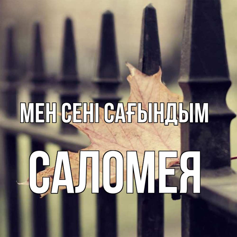 Күн сайын ашық хат с именем, Саломея Мен сені сағындым очень скучно Онлайн тегін жүктеп алу тілектері бар керемет карта 