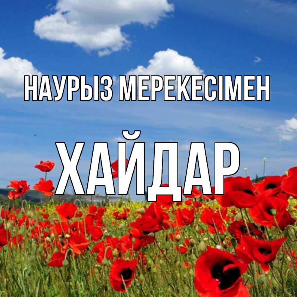 Күн сайын ашық хат с именем, ХАЙДАР Наурыз мерекесімен праздник весны наурыз очень красивая картинка Онлайн тегін жүктеп алу тілектері бар керемет карта 