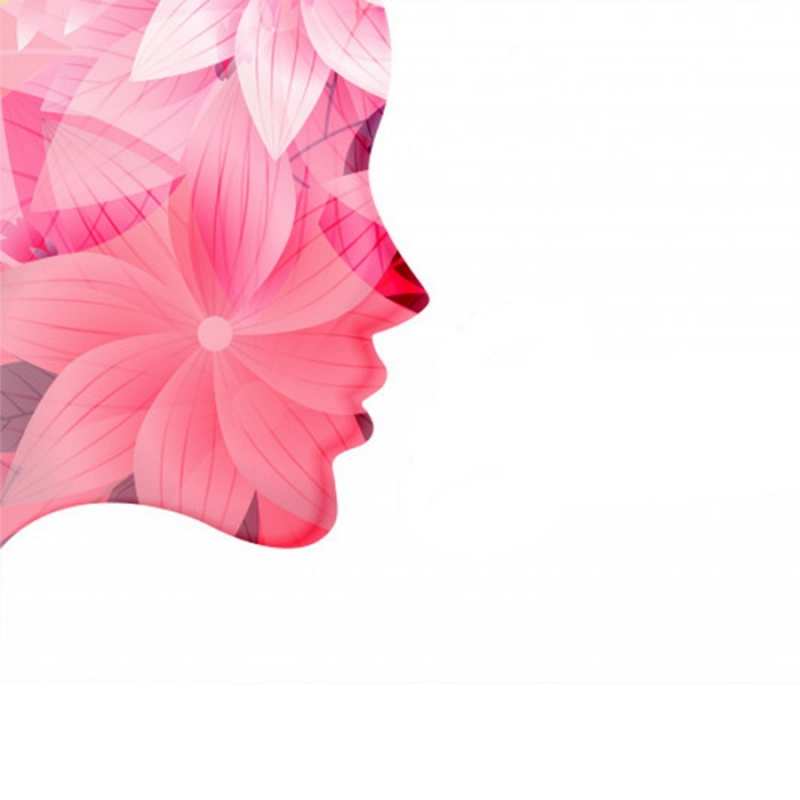 Открытка девушка из цветов  на удачу  Саған сәттілік тілеймін 