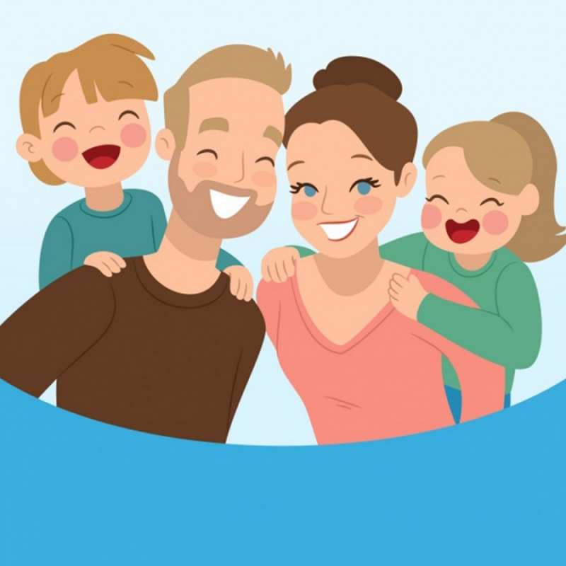 Открытка семейное счастье  везения тебе  Саған сәттілік тілеймін 