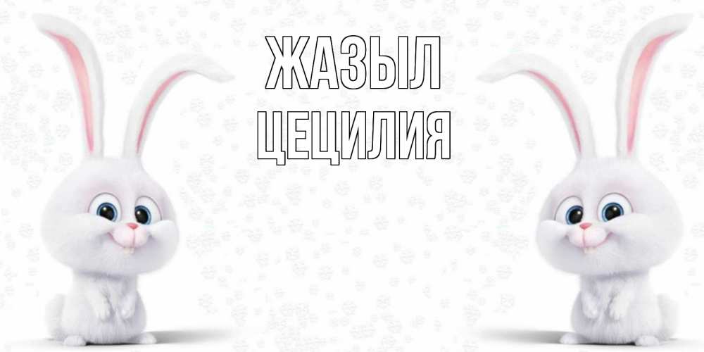 Күн сайын ашық хат с именем, Цецилия Жазыл не болей с зайцем Онлайн тегін жүктеп алу тілектері бар керемет карта 