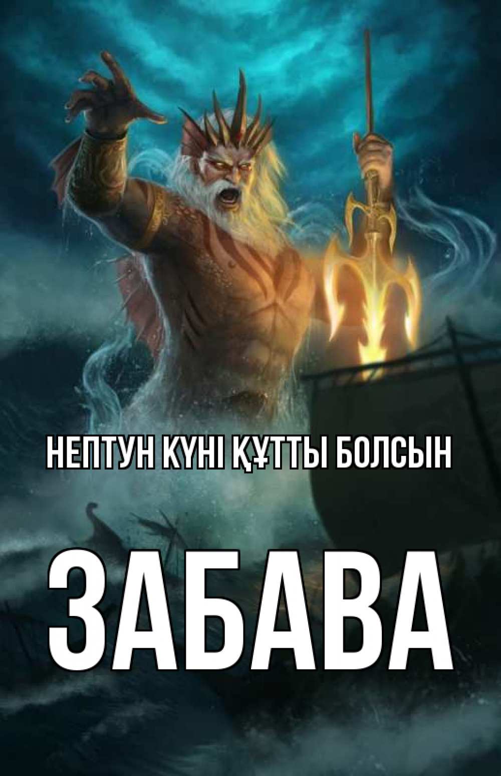 Күн сайын ашық хат с именем, Забава нептун күні құтты болсын с днем Нептуна Онлайн тегін жүктеп алу тілектері бар керемет карта 