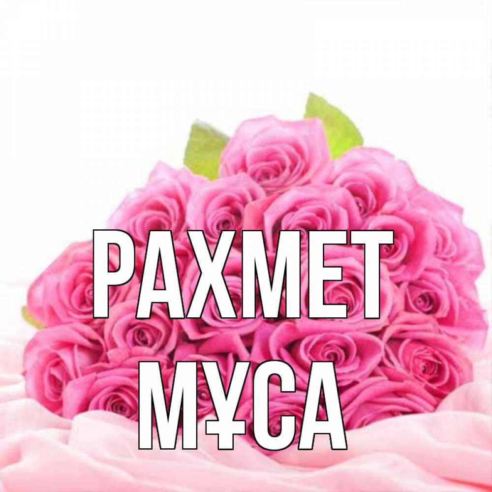Күн сайын ашық хат с именем, МҰСА рахмет розовые розы с подписью Онлайн тегін жүктеп алу тілектері бар керемет карта 