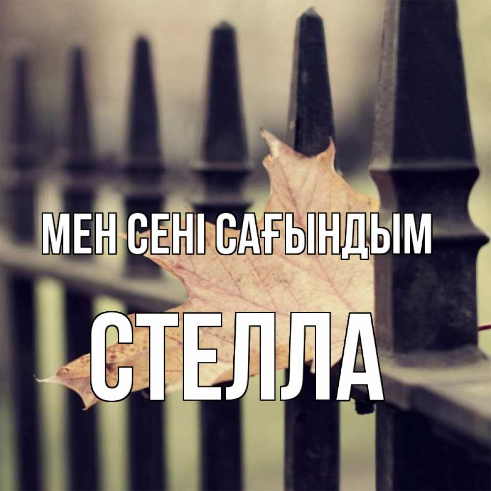 Күн сайын ашық хат с именем, Стелла Мен сені сағындым очень скучно Онлайн тегін жүктеп алу тілектері бар керемет карта 