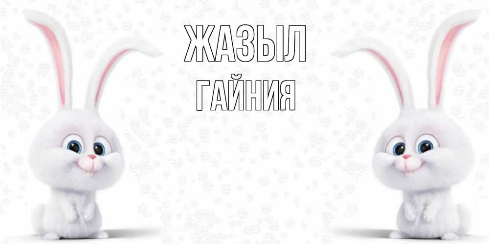 Күн сайын ашық хат с именем, ГАЙНИЯ Жазыл не болей с зайцем Онлайн тегін жүктеп алу тілектері бар керемет карта 