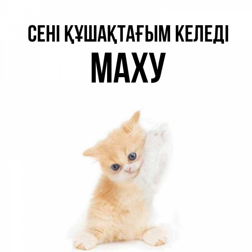 Күн сайын ашық хат с именем, МАХУ сені құшақтағым келеді я хочу очень скорее обнимаешек Онлайн тегін жүктеп алу тілектері бар керемет карта 