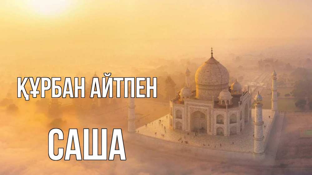 Картинка Құрбан айтпен, Саша