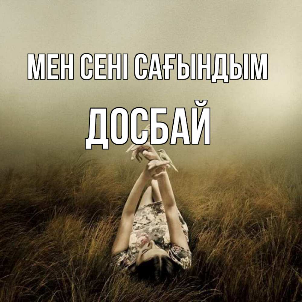 Күн сайын ашық хат с именем, Досбай Мен сені сағындым девушка с голубями Онлайн тегін жүктеп алу тілектері бар керемет карта 