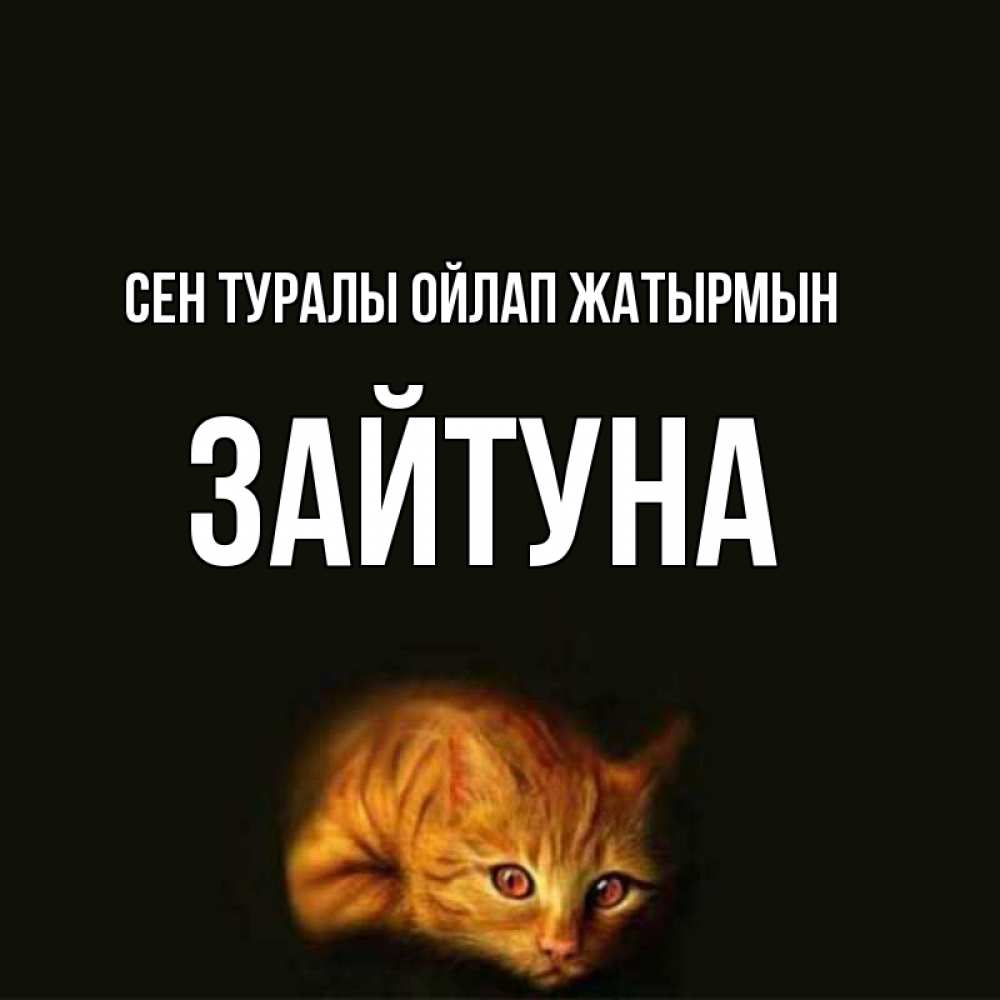 Күн сайын ашық хат с именем, ЗАЙТУНА Сен туралы ойлап жатырмын рыжий Онлайн тегін жүктеп алу тілектері бар керемет карта 
