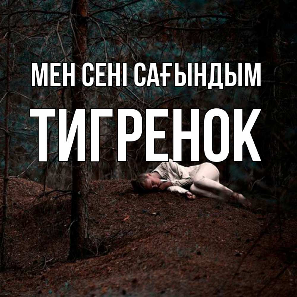Күн сайын ашық хат с именем, Тигренок Мен сені сағындым очень Онлайн тегін жүктеп алу тілектері бар керемет карта 