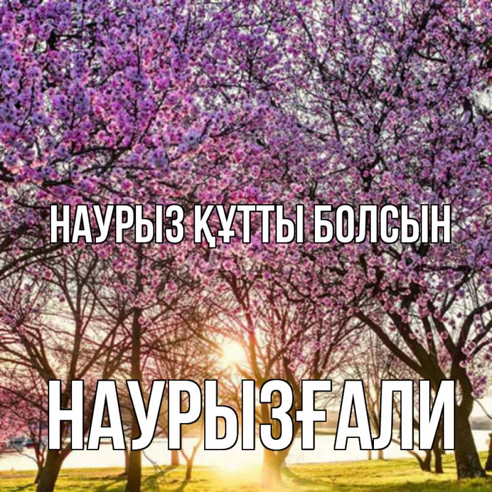 Күн сайын ашық хат с именем, Наурызғали Наурыз құтты болсын наурыз Онлайн тегін жүктеп алу тілектері бар керемет карта 