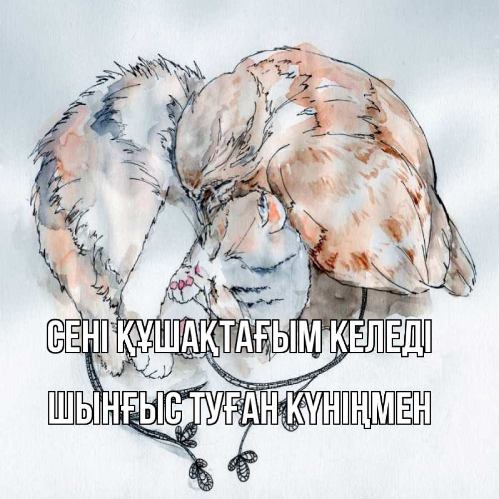 Картинка сені құшақтағым келеді, ШЫНҒЫС! ТУҒАН КҮНІҢМЕН!