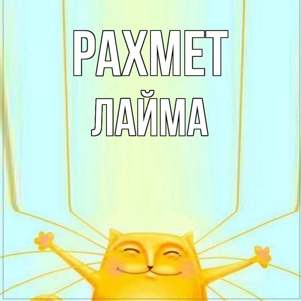Күн сайын ашық хат с именем, Лайма рахмет кот с усами благодарит Онлайн тегін жүктеп алу тілектері бар керемет карта 