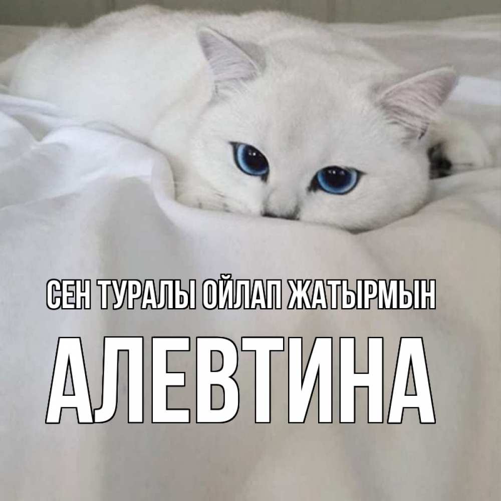 Күн сайын ашық хат с именем, Алевтина Сен туралы ойлап жатырмын я очень по тебе скучаю и тоскую Онлайн тегін жүктеп алу тілектері бар керемет карта 